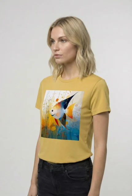 T-shirt ANGELFISH POISSON ANGE (#004) – Image 33