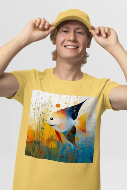 T-shirt ANGELFISH POISSON ANGE (#004) – Image 34