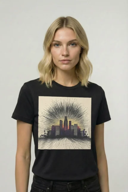 T-shirt LOS ANGELES (#004) – Image 2