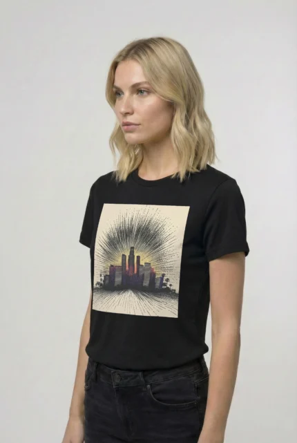 T-shirt LOS ANGELES (#004) – Image 3