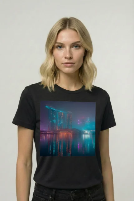 T-shirt SINGAPOUR (#004) – Image 2