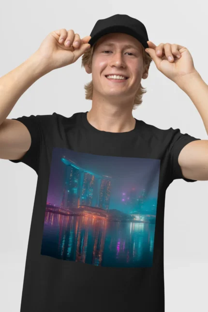 T-shirt SINGAPOUR (#004) – Image 4