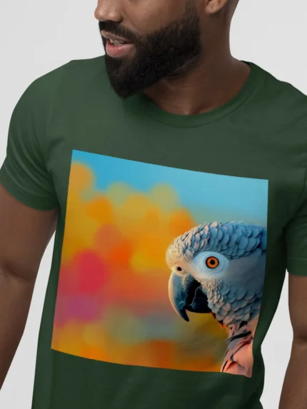T-shirt AFRICAN GREY PARROT (#005) – Image 15