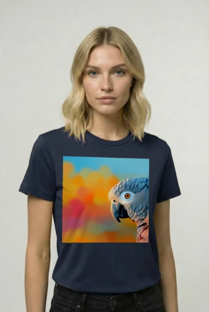 T-shirt AFRICAN GREY PARROT (#005) – Image 17