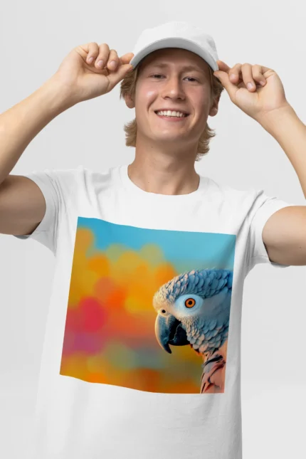 T-shirt AFRICAN GREY PARROT (#005) – Image 29