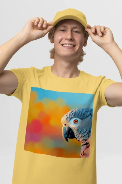 T-shirt AFRICAN GREY PARROT (#005) – Image 34