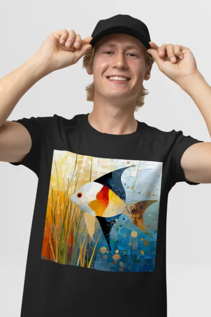 T-shirt ANGELFISH POISSON ANGE (#005) – Image 4