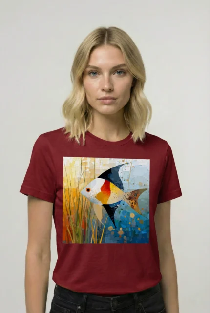 T-shirt ANGELFISH POISSON ANGE (#005) – Image 7