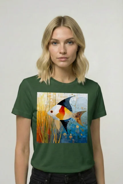 T-shirt ANGELFISH POISSON ANGE (#005) – Image 12