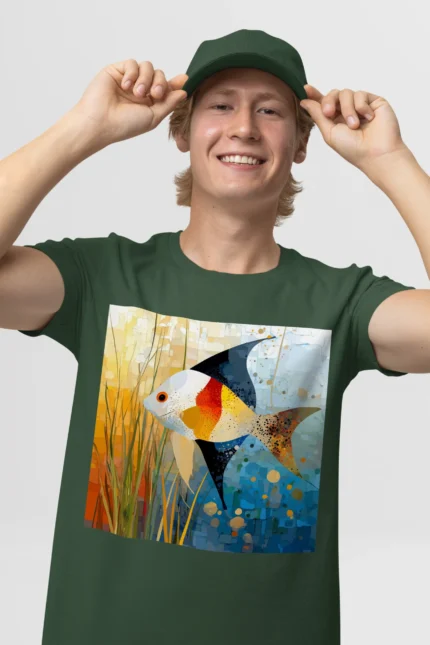 T-shirt ANGELFISH POISSON ANGE (#005) – Image 14
