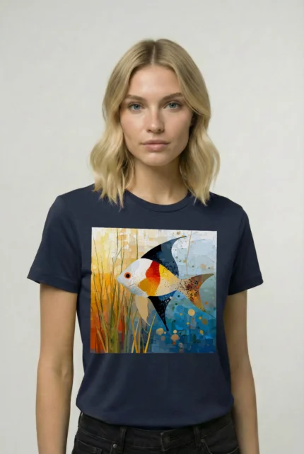 T-shirt ANGELFISH POISSON ANGE (#005) – Image 17