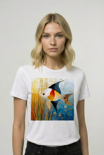 T-shirt ANGELFISH POISSON ANGE (#005) – Image 27