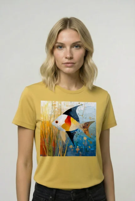 T-shirt ANGELFISH POISSON ANGE (#005) – Image 32