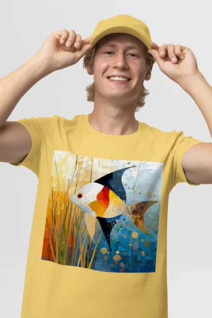 T-shirt ANGELFISH POISSON ANGE (#005) – Image 34