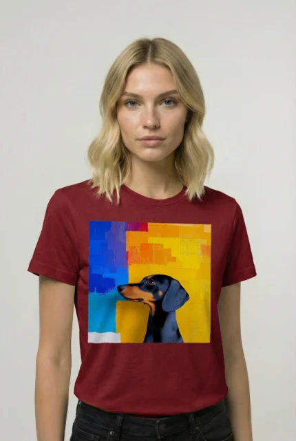 T-shirt DACHSHUND (#005) – Image 7