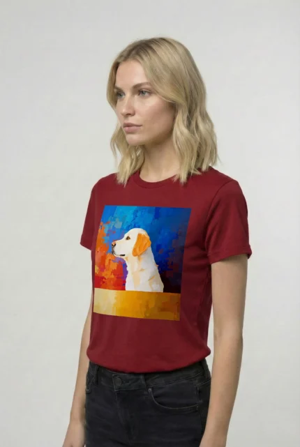 T-shirt GOLDEN RETRIEVER (#005) – Image 8