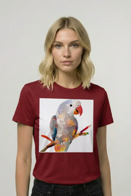 T-shirt AFRICAN GREY PARROT (#006) – Image 7