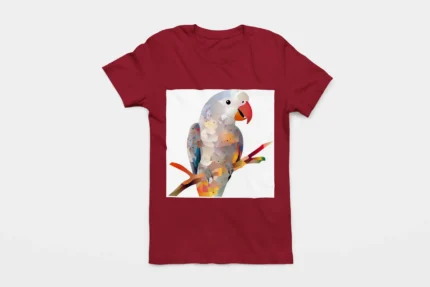 T-shirt AFRICAN GREY PARROT (#006) – Image 6