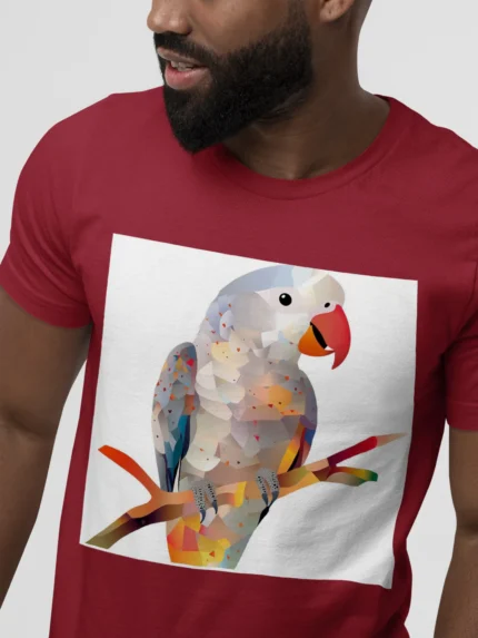 T-shirt AFRICAN GREY PARROT (#006) – Image 10
