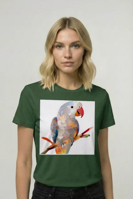 T-shirt AFRICAN GREY PARROT (#006) – Image 12