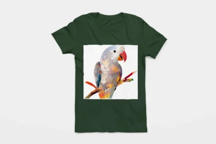 T-shirt AFRICAN GREY PARROT (#006) – Image 11