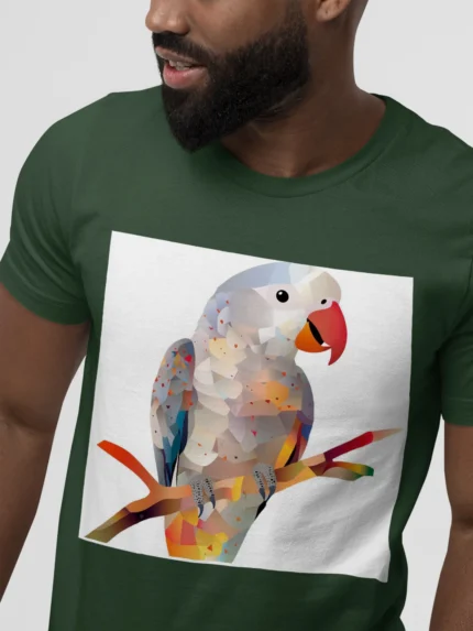 T-shirt AFRICAN GREY PARROT (#006) – Image 15