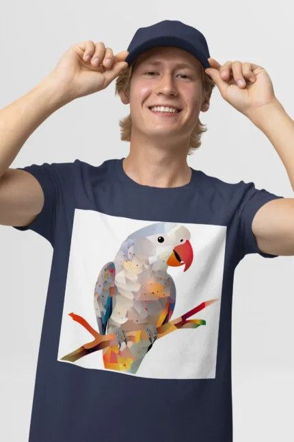T-shirt AFRICAN GREY PARROT (#006) – Image 19