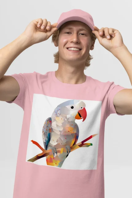 T-shirt AFRICAN GREY PARROT (#006) – Image 24