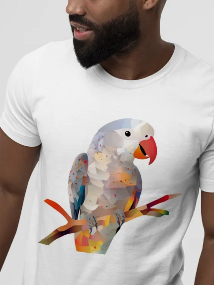 T-shirt AFRICAN GREY PARROT (#006) – Image 30