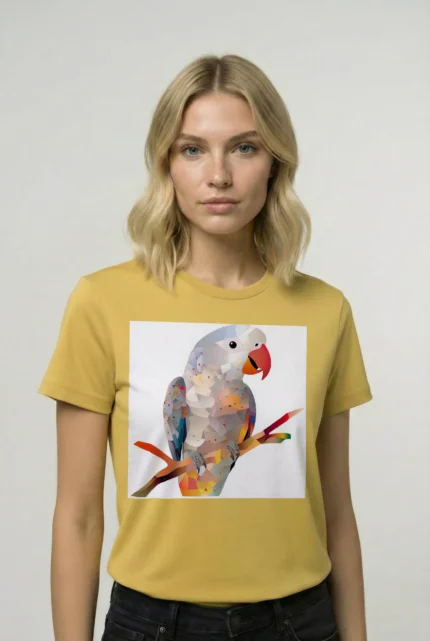 T-shirt AFRICAN GREY PARROT (#006) – Image 32