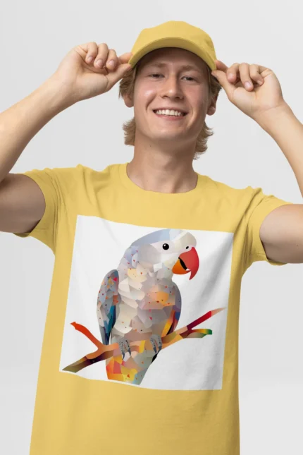 T-shirt AFRICAN GREY PARROT (#006) – Image 34