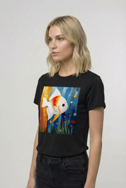 T-shirt ANGELFISH POISSON ANGE (#006) – Image 3