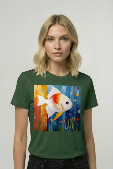 T-shirt ANGELFISH POISSON ANGE (#006) – Image 12