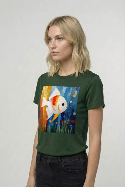 T-shirt ANGELFISH POISSON ANGE (#006) – Image 13