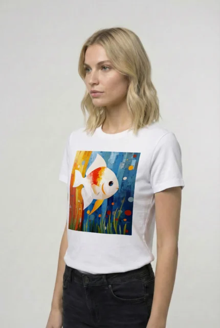 T-shirt ANGELFISH POISSON ANGE (#006) – Image 28