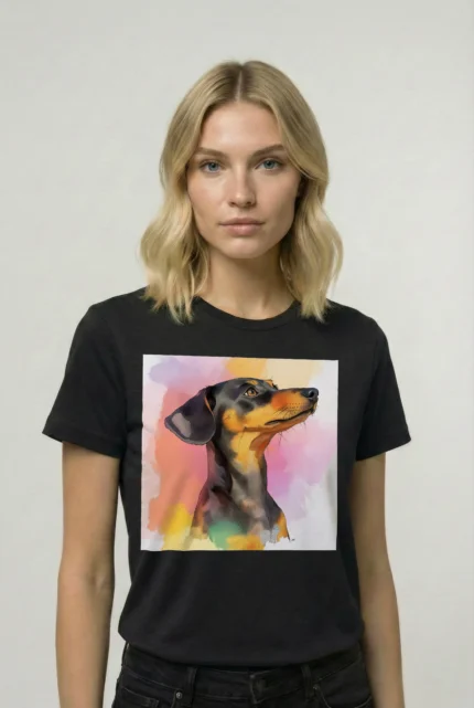 T-shirt DACHSHUND (#006) – Image 2