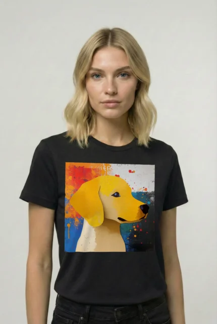 T-shirt GOLDEN RETRIEVER (#006) – Image 2