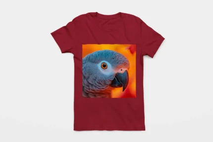 T-shirt AFRICAN GREY PARROT (#007) – Image 6