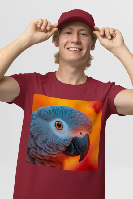 T-shirt AFRICAN GREY PARROT (#007) – Image 9