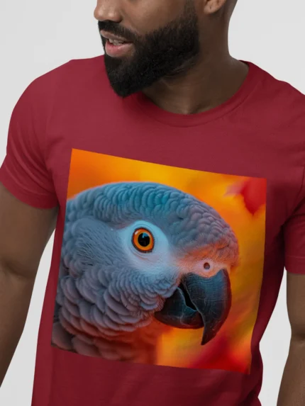 T-shirt AFRICAN GREY PARROT (#007) – Image 10