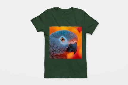T-shirt AFRICAN GREY PARROT (#007) – Image 11