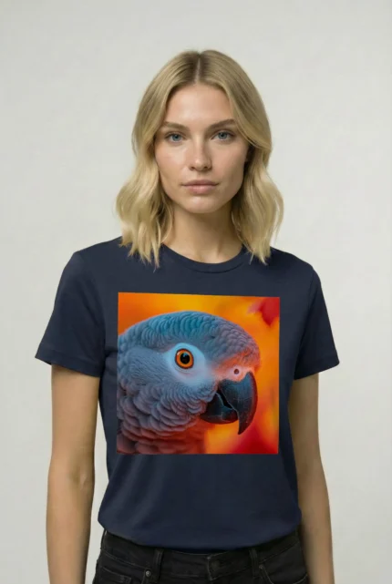 T-shirt AFRICAN GREY PARROT (#007) – Image 17
