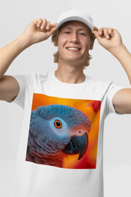 T-shirt AFRICAN GREY PARROT (#007) – Image 29