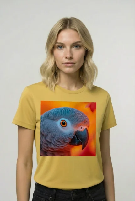 T-shirt AFRICAN GREY PARROT (#007) – Image 32