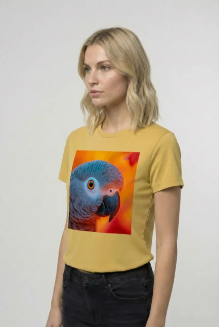 T-shirt AFRICAN GREY PARROT (#007) – Image 33
