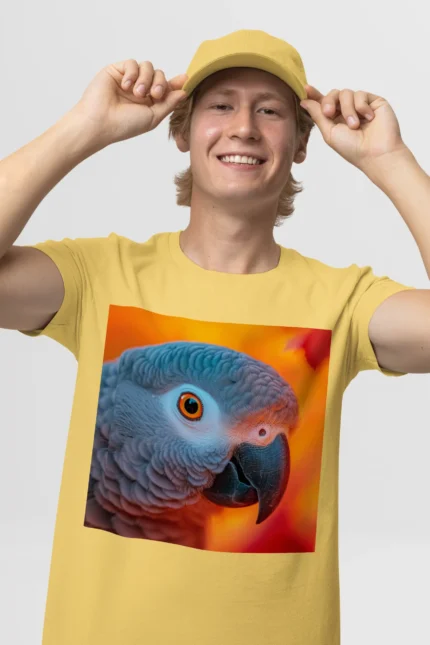 T-shirt AFRICAN GREY PARROT (#007) – Image 34