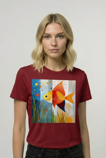 T-shirt ANGELFISH POISSON ANGE (#007) – Image 7