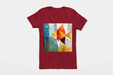 T-shirt ANGELFISH POISSON ANGE (#007) – Image 6
