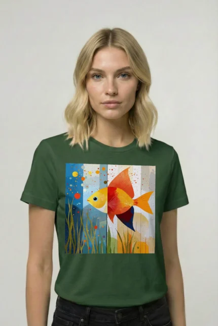 T-shirt ANGELFISH POISSON ANGE (#007) – Image 12
