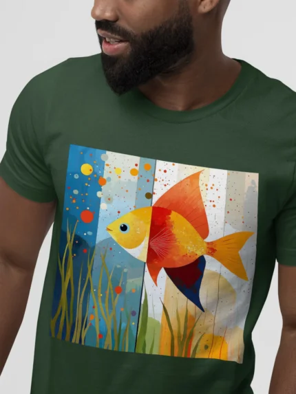 T-shirt ANGELFISH POISSON ANGE (#007) – Image 15